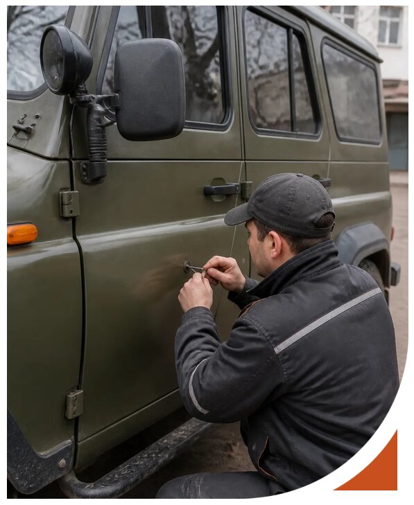 Профессиональное вскрытие автомобиля УАЗ без повреждений в Жигулёвске